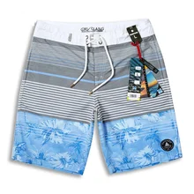 Мужские пляжные шорты года, стильные быстросохнущие дышащие шорты-бермуды с эффектом омбре Masculinos