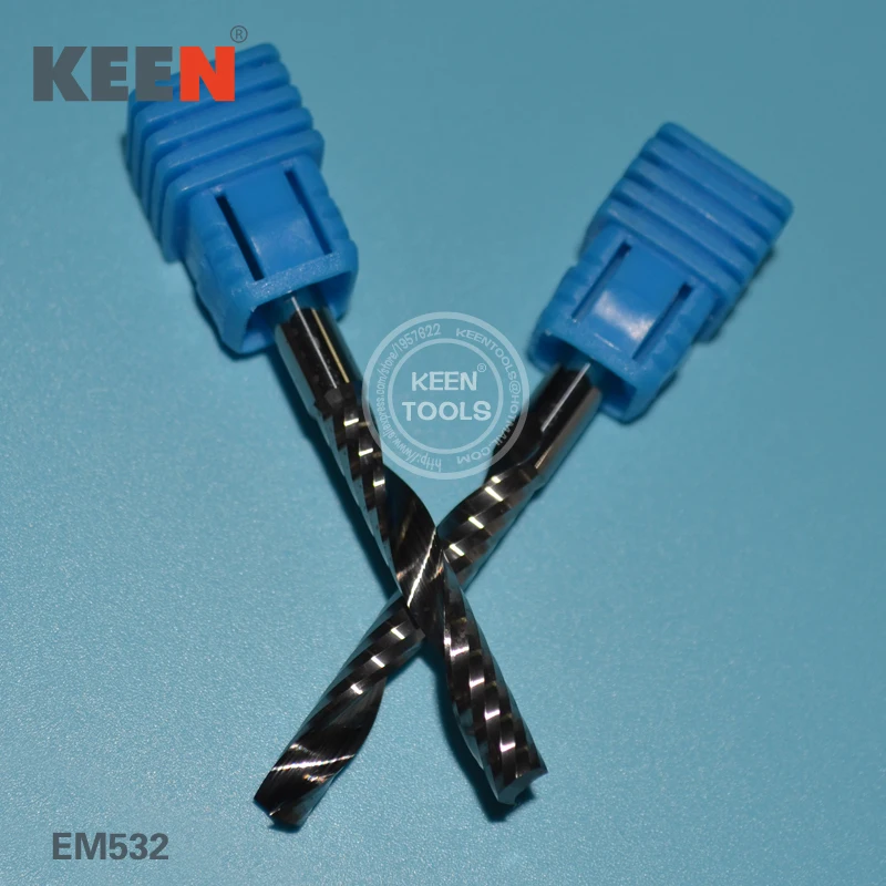 EM5.32mm Single Flute Aluminum Milling Cutter/CNC milling cutter router