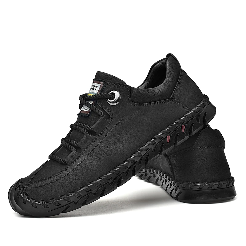 Men's Leather Casual Shoes Moccasins Men Loafers Brand Spring New Fashion Sneakers Male Boat Shoes Suede Krasovki Big Size 38-48