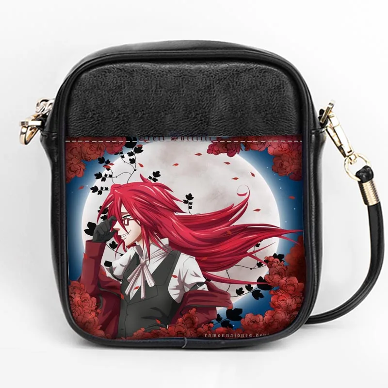 Custom Grell Sutcliff fashion Sling Bag Women Sling Shoulder Bags Leather Mini Girls Tote Party Bag DIY Sling Bag Custom Grell Sutcliff fashion Sling Bag Women Sling Shoulder Bags Leather Mini Girls Tote Party Bag DIY Sling Bag