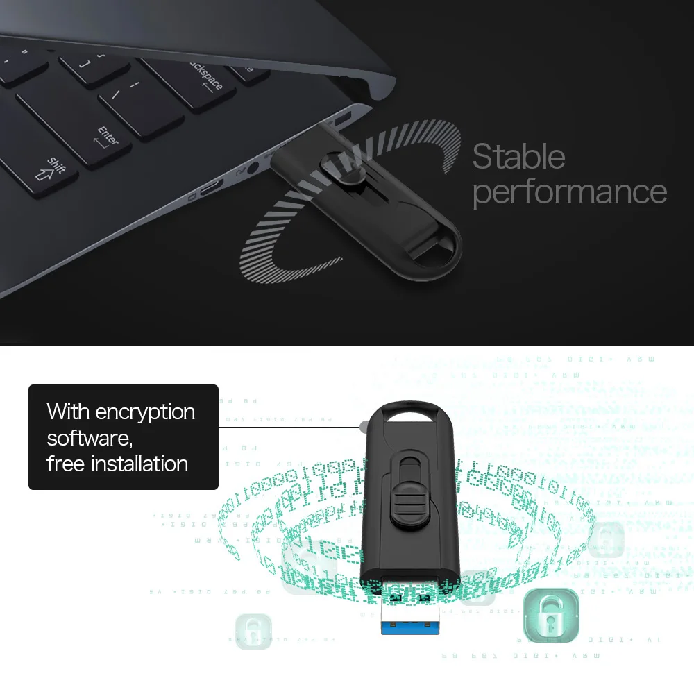 Флеш накопитель Netac U309 USB 3 0 16 ГБ 32 64 128 ГБ|USB флэш-накопители| |