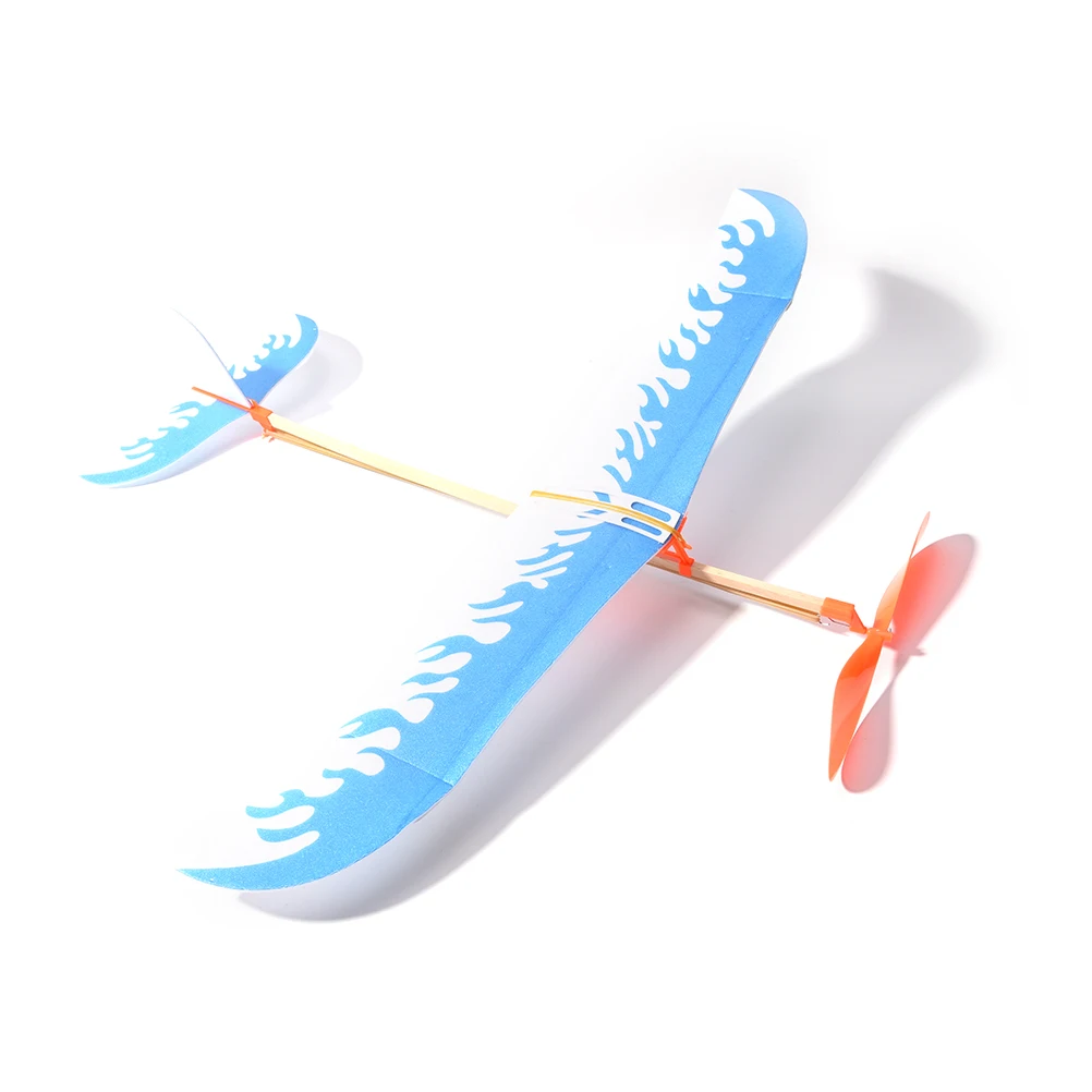 toy airplane with rubber band