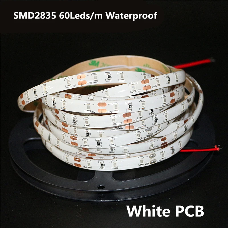 Светодиодная лента УФ Гибкая 0 5 м 1 2 3 4 SMD 2835 12 В 60 светодиодов/м 395 405нм