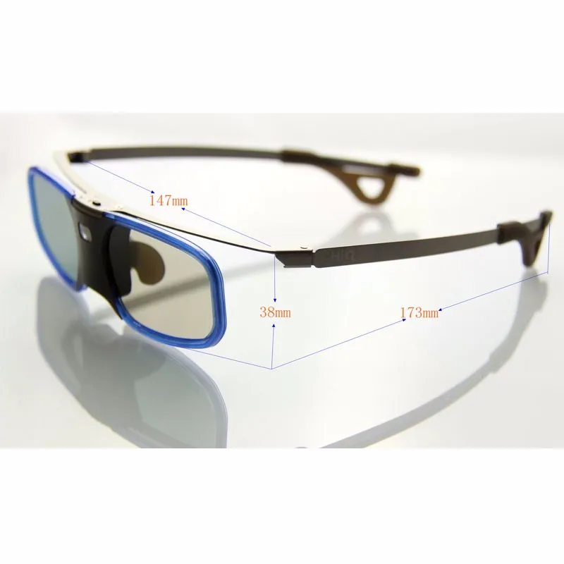 2pcs x 3D DLP Projector TV Aluminum Active Shutter Glasses For Optoma LG BenQ Acer (RX-30) Free Shipping!