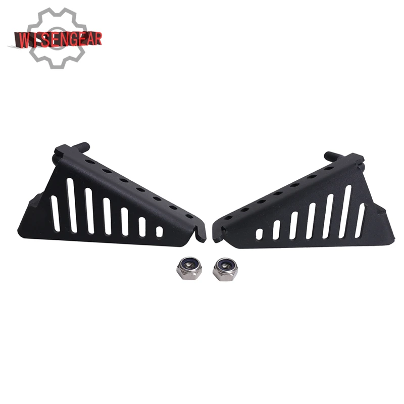 Черные стальные Подножки педаль для Jeep Wrangler JK 2007 2016 модели без дверей подножки