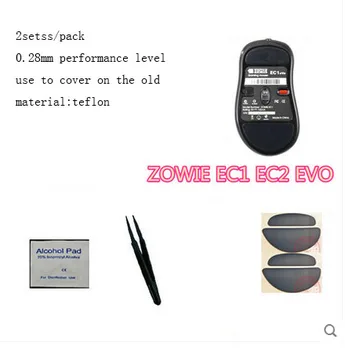 

2sets/pack Hotline Games 0.28mmmouse feet for ZOWIE EC1 EC2 EV0 performance level mousepad mouseskate free shipping