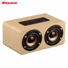 Noyazu Desktop hoparlor Ретро древесины Bluetooth Динамик portátil звук Доль громкоговоритель Бумбокс стерео Динамик системы для ноутбука