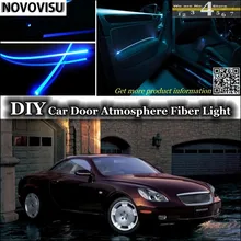 Novovisu для Toyota soarer Z30 Z40 интерьер окружающего света настройки атмосферу волоконные оптические фары внутри дверь Панель освещения