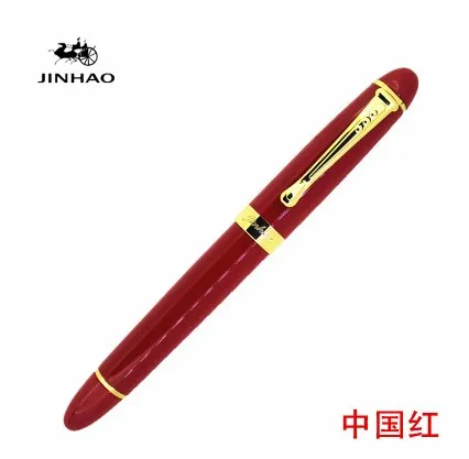 Jinhao X450 классический толстый корпус 1,0 мм изгиб перо каллиграфия ручка Высокое качество Металл перьевая ручка Роскошные чернила подарочные ручки для письма - Цвет: 20