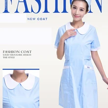 Горячая Распродажа Женская летняя с коротким рукавом медицинская форма медсестры больница аптека салон красоты Рабочая одежда длинное платье лабораторное пальто