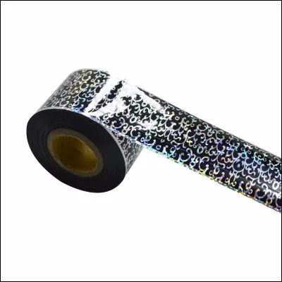 16 рулонов 120 м лазерный блеск дизайн ногтей черный сексуальный стикер на полную длину Украшения Из Фольги доступны TRLF01-16