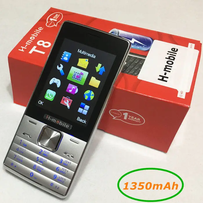 1350 мАч t8 телефон русская клавиатура Ключ 2.8 &quotэкран телефона gsm кнопочный