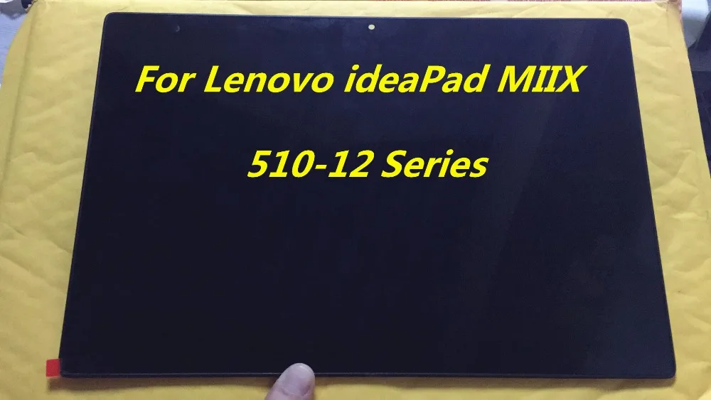 12," ноутбук сенсорный экран ЖК-дисплей в сборе для lenovo ideaPad MIIX 510-12 серия miix 510-12isk с сенсорной платой