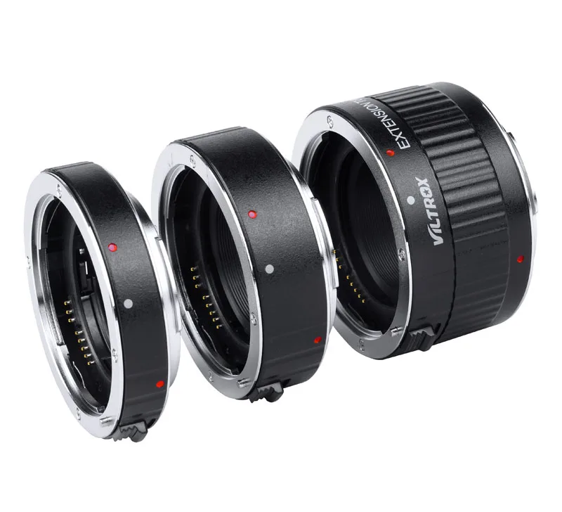 Metal Mount Auto Focus AF Macro Extension Tube Lens
