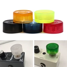 5 шт. гитарный эффект педали ножной колпачок для ногтей карамельный цвет ножной переключатель топперы ручка пластиковые бамперы Footswitch протектор Аксессуары