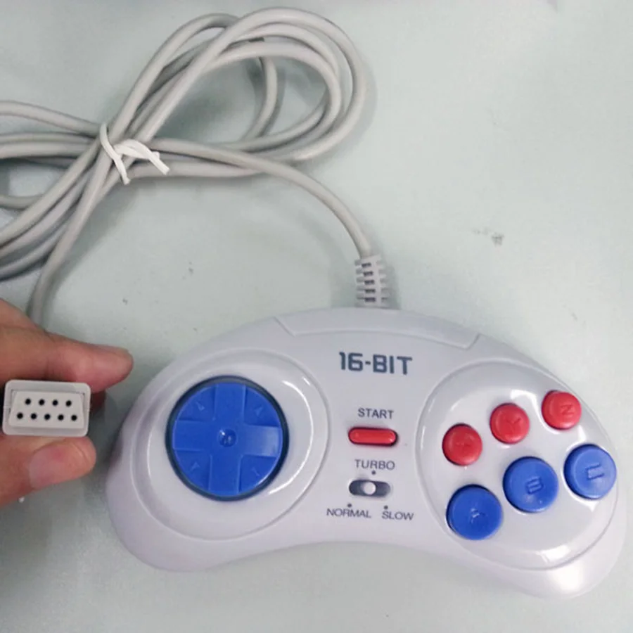 Новый 2 шт. MD геймпады sega Genesis игровой контроллер 16bit Joypad Бесплатная доставка |