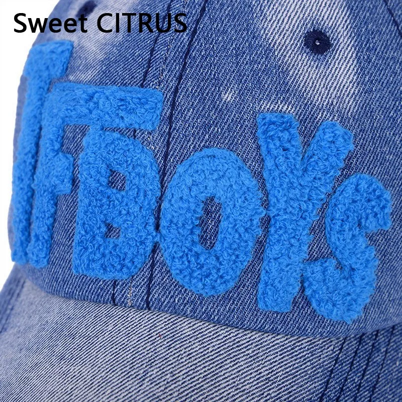 Dulce cítricos TF Denim Snapback sombreros de otoño de los hombres de verano las mujeres gorra de béisbol Golf bloqueador solar Baseball Casquette de Hockey de tapas