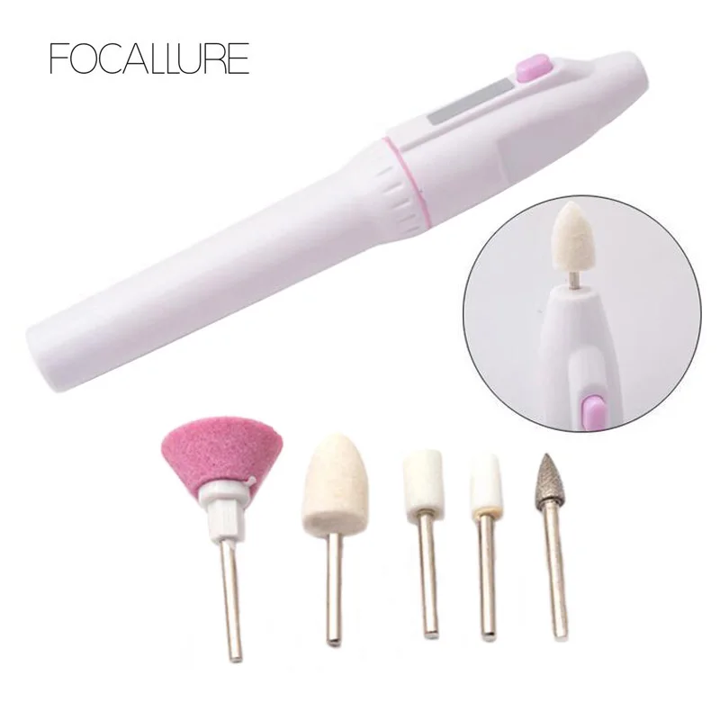 

Pro 6 in 1 Electric Nail Drills Machine Nail Files Pedicure Manicure Grinding Grinder Polisher Scholls Velvet Smooth Art Tools
