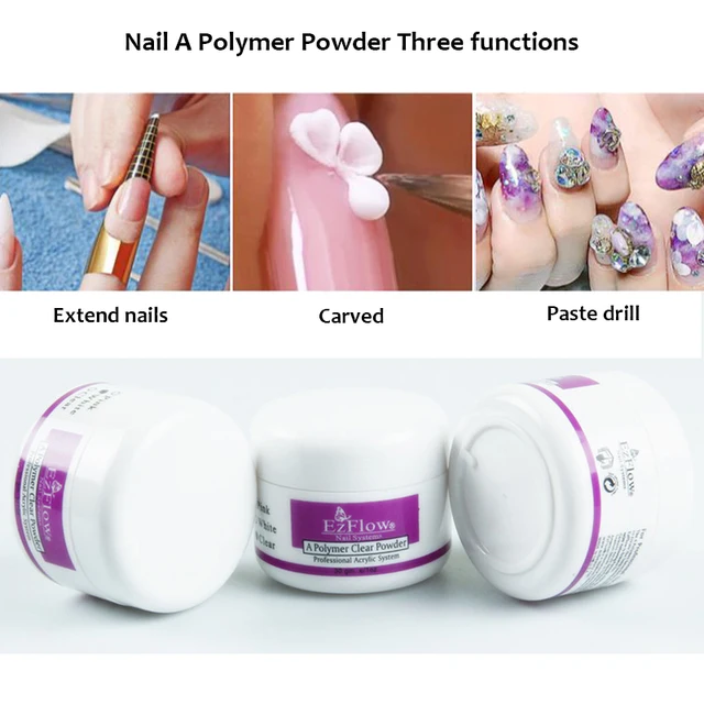 Sparkle Three Colors Option Acrylic Crystal Powder Nail Tips Polymer Sparkle Three Colors Option Acrylic Crystal Powder Nail Tips Polymer Builder Art 70