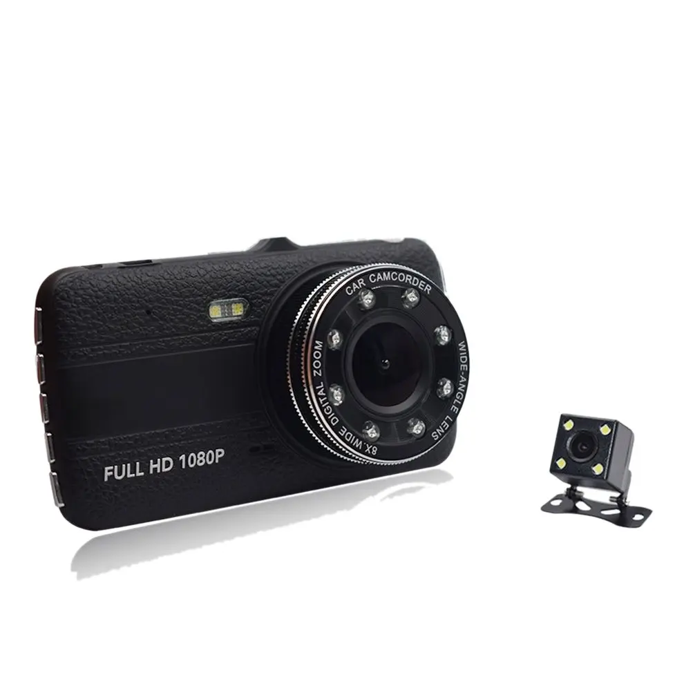 Dash Cam Car Dash Camera Full Hd 1080p 170 Degree Wide Angle Dual Lens Front+rear With Hdr Night Vision Loop Recording