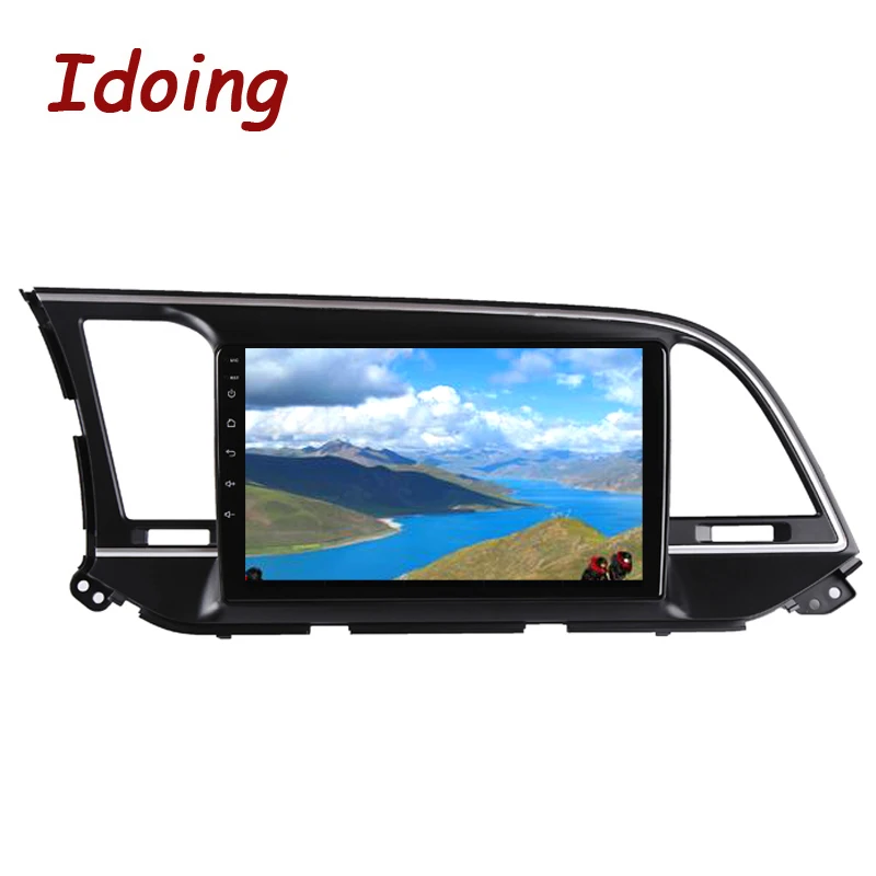 Top Idoing 9" Car Android 8.1 Radio Multimedia Player For Hyundai Elantra 6 2015-2018 GPS Navigation 4G+64G Octa Core NO 2 DIN DVD 3