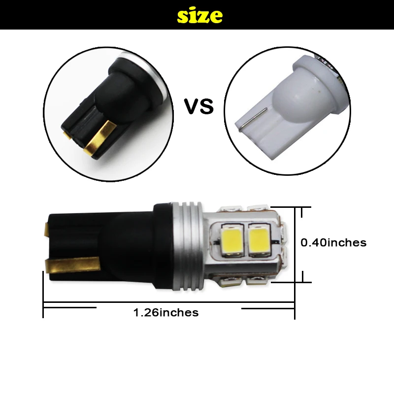 IJDM автомобиля T10 Canbus Error free W5W 168 194 Автомобиль Мотоцикл LED лампа для чтения зеркало заднего номерного знака габаритные фары Дневные ходовые огни 12V Белый Красный желтые синие