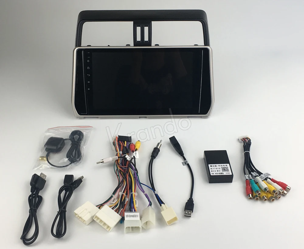 krando android car radio audio player for toyota prado 2018 multimedia navigation system (1)