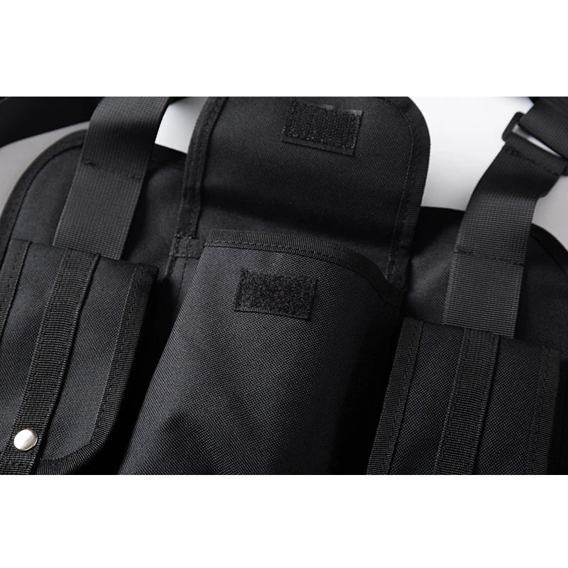 Dark Icon Multi Function Pocket Vest Men Women 2018 New Fashion Best Match Hip Hop Men's Vest Streetwear Clothing Black Purple Dark Icon Multi Function Pocket Vest Men Women 2018 New Fashion Best Match Hip Hop Men's Vest Streetwear Clothing Black Purple