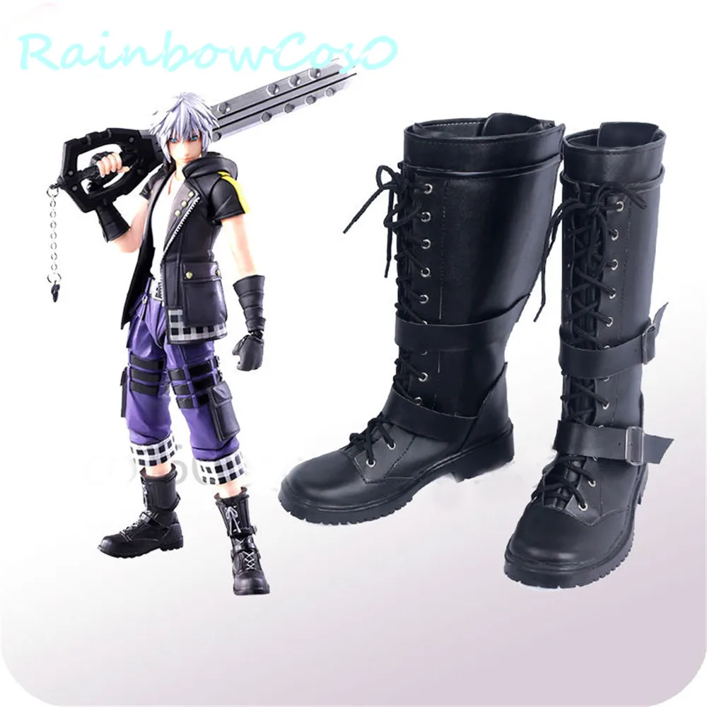 Rainbowcos0 Scarpe Cosplay Portano Arti Stivali Riku Puntelli Gioco Anime Halloween