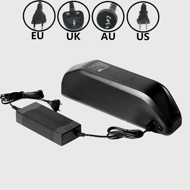 Top EU US RU No tax Bafang BBSHD mid drive 48V 1000W electric bike motor kits  with 52V 17.5Ah Li-ion down tube ebike battery 4