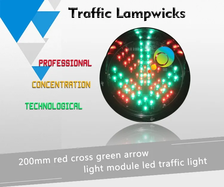 cruz vermelha verde semáforo seta tráfego módulo de substituição