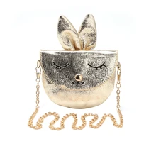 New font b Kids b font Girls Rabbit Shoulder font b Bags b font Children Handbag