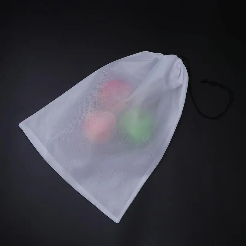 5 шт Премиум Многоразовые продуктовые сумки Экологичные сетчатые мешки моющие мешки с Кулиской для фруктов и овощей(случайный цвет