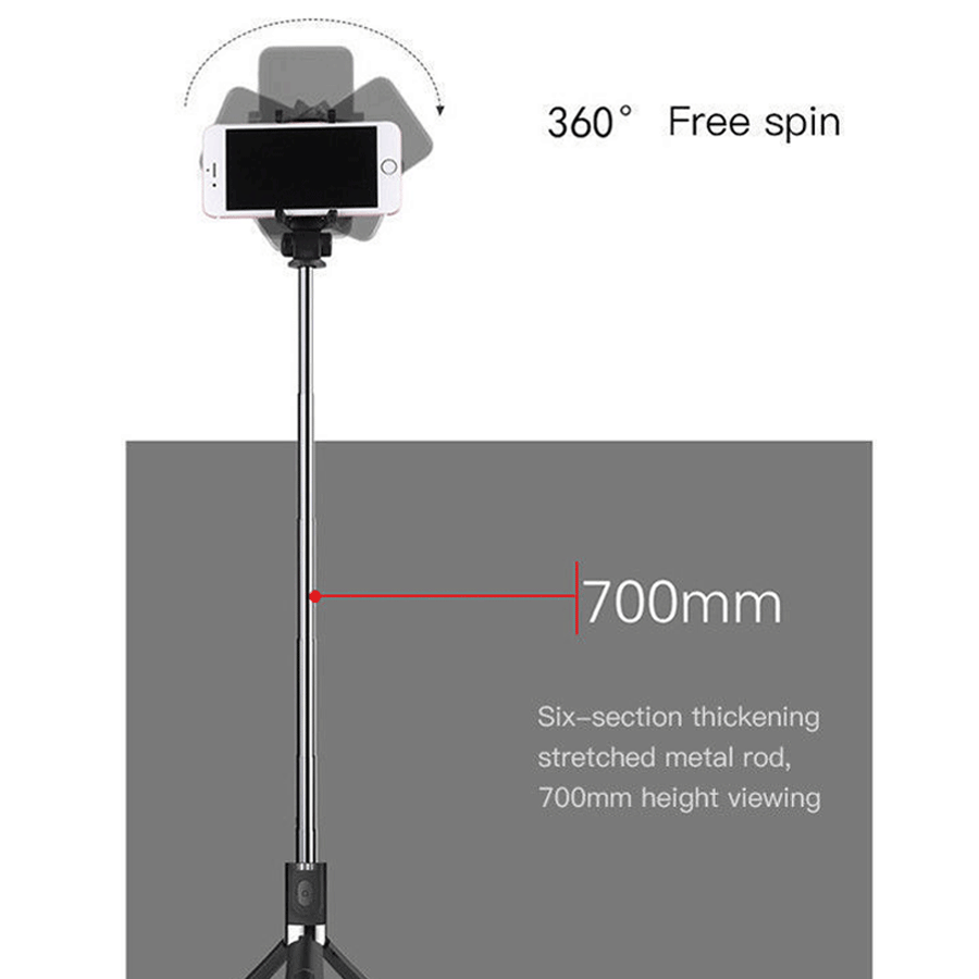 Выдвижная селфи-палка ручной монопод+ Bluetooth пульт дистанционного управления затвором