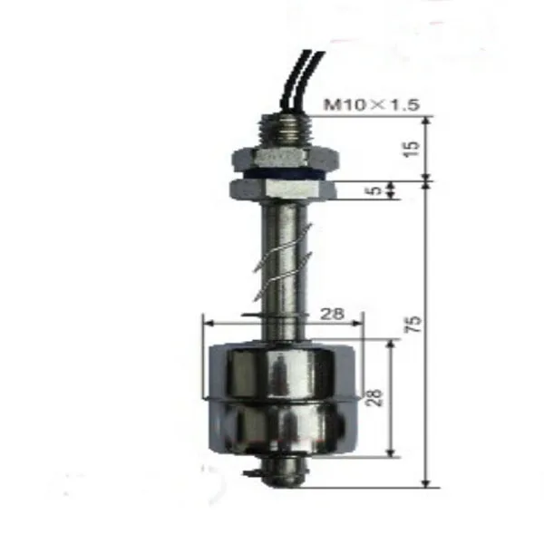 220 Поплавковый выключатель вертикально расположенная нержавеющая сталь бак жидкости Curve уровня воды Сенсор горизонтальные MK-SFS7510