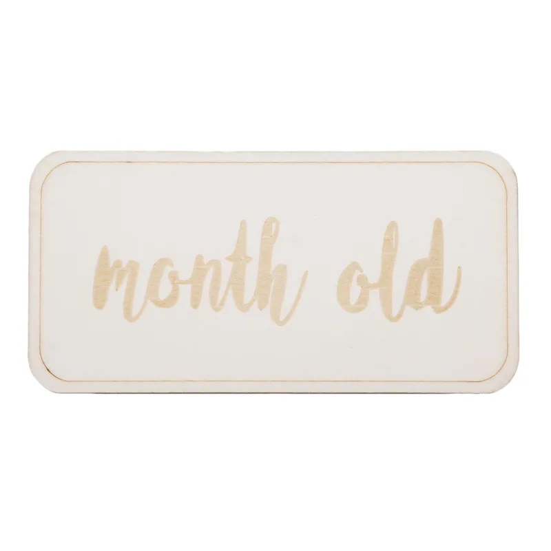 В скандинавском стиле деревянные памятные карты для дня рождения ...