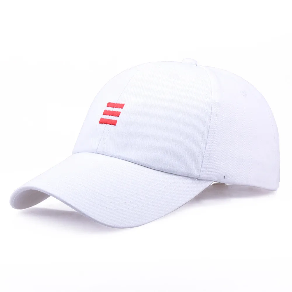 plain white dad hat