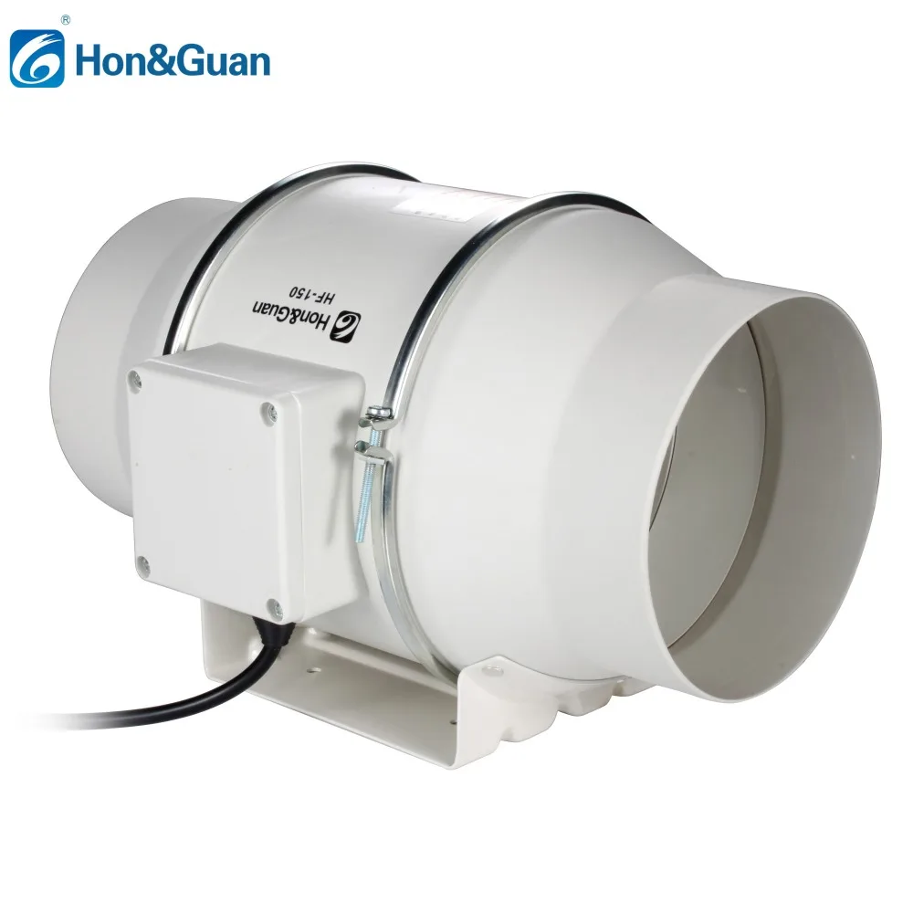 6'' 150mm High Efficiency Inline Duct Fan Exhaust Fan Mixed Flow Hydroponic Air Blower for Home Bathroom Greenhouse Ventilation 6'' 150mm High Efficiency Inline Duct Fan Exhaust Fan Mixed Flow Hydroponic Air Blower for Home Bathroom Greenhouse Ventilation