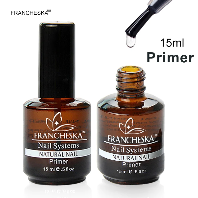 Francheska 15 ml مسمار التمهيدي قاعدة جيل للأظافر طويلة الأمد لا حاجة من الأشعة فوق البنفسجية LED مصباح سريع الهواء الجاف هلام البولندية معطف فوقي مس...