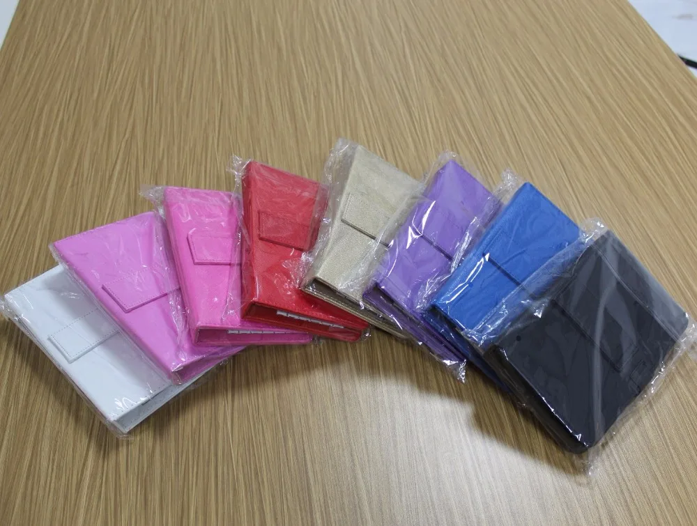 9 colors Wired Keyboard Flip smartphone Case protector holder stand For Andriod OTG Mobile Phone 4.2''-6.8'' Tablet Laptop PC