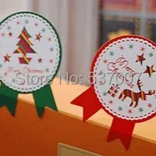 160 шт./лот Рождества выпечки посылка запечатывания декоративные Стикеры гладкой пользовательские Бумага этикетка для упаковки печенье "сделай сам" для выпечки