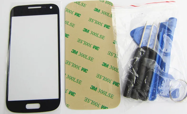 Полный комплект для samsung Galaxy S4 mini i9190 i9192 i9195 Корпус чехол+ средняя рамка+ задняя крышка+ Переднее стекло+ клей+ Инструменты