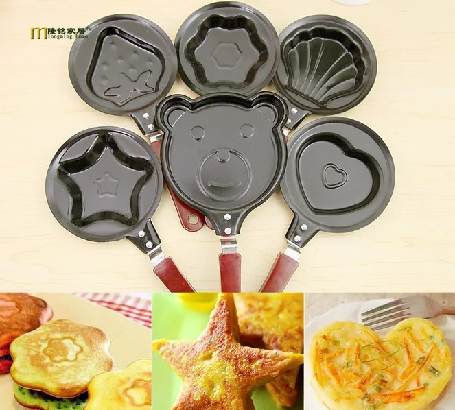 1PC Newest Cute Kitty Cute Mini Non-Stick Breakfast Omelette Pan Pancake Egg Fryer Skillet Fry Frying Pan Molds Cookware LF 096 photo