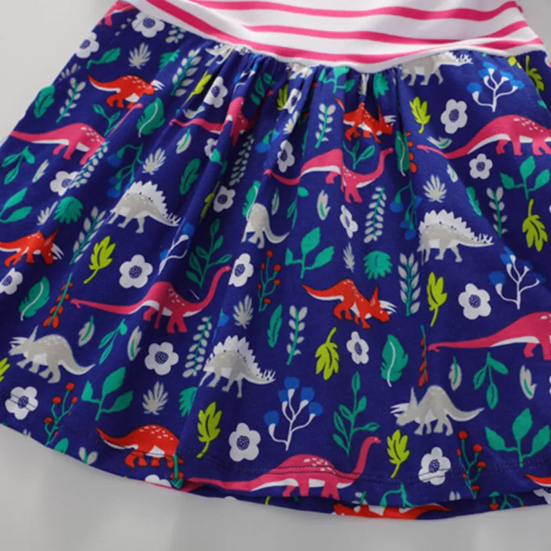VIKITA/Брендовое летнее платье для девочек; детское хлопковое платье для девочек ясельного возраста с единорогом; Vestidos; детская одежда с рисунком единорога