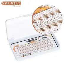 Карамельный цвет волос 0,07 растения привитые накладные ресницы 10D натуральные толстые прививки ресницы