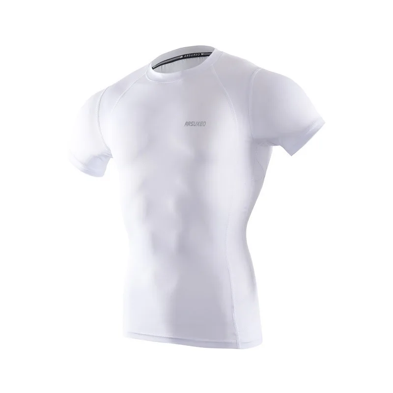 

ARSUXEO Cycling Jersey For Riding Sports Bike Jersey Men Cycling Clothing Breathable Short Sleeve Tight Fit Cycling Jersey