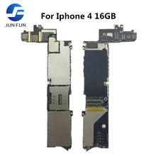 Бренд Jun Fun Полная работа разблокирована для Iphone 4 16GB Материнская плата MB пластина
