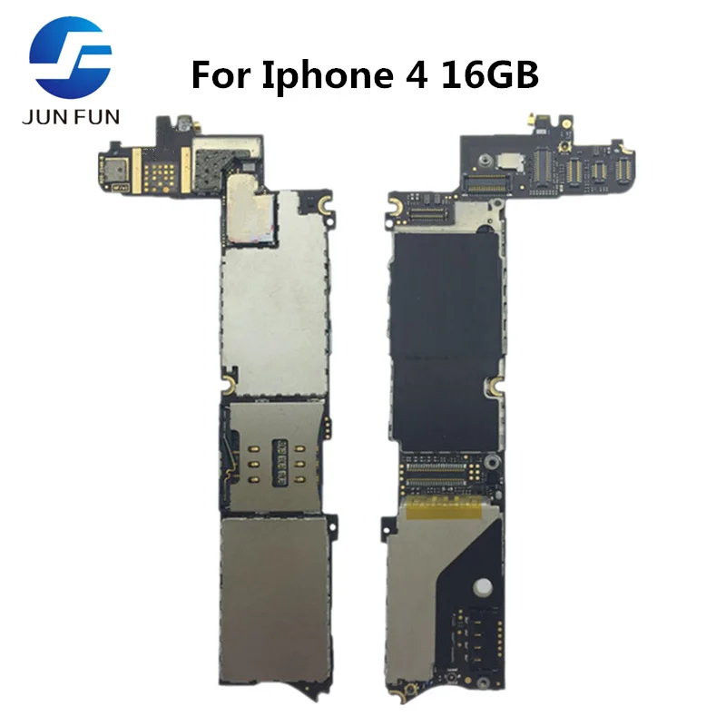 JUN FUN Полная работа разблокирована для Iphone 4 16GB Материнская плата логическая