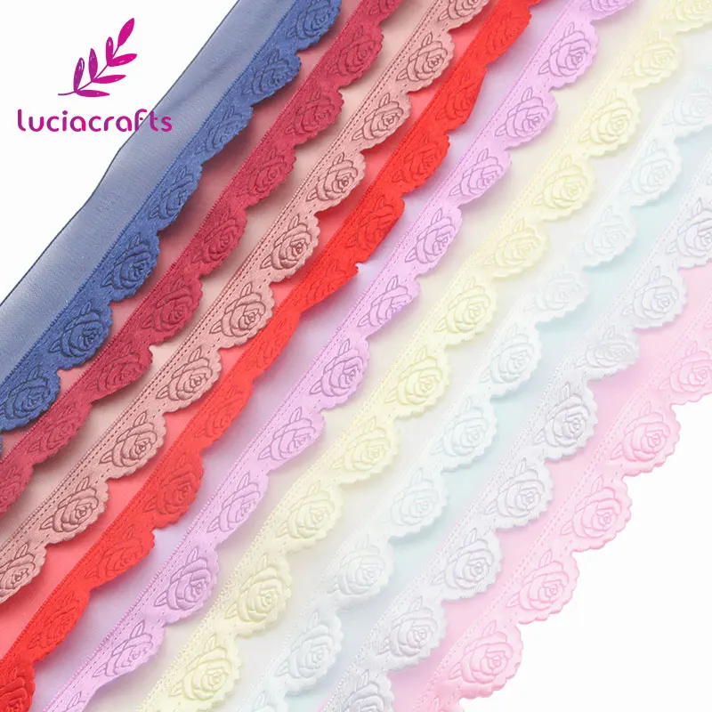 

Multi Colors option 36mm Embroidered Trim Ribbon Yarns Net Lace Craft Accessories 2yards/8yards/lot P0704