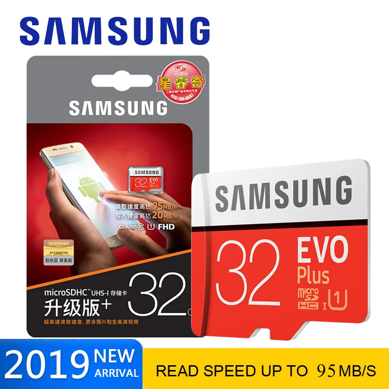 

Samsung class 10 micro sd 256gb original evo plus large capacity Memory Card 32gb 64G Memoria SD Card gift adapter 4k For GO PRO